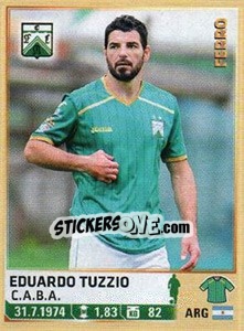 Sticker Tuzzio - Fùtbol Argentino 2014 n. 384 - Panini