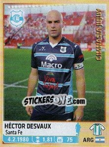 Sticker Desvaux - Fùtbol Argentino 2014 n. 391 - Panini