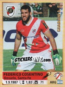 Cromo Cosentino - Fùtbol Argentino 2014 n. 398 - Panini