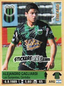Sticker Alejandro Gagliardi - Fùtbol Argentino 2014 n. 431 - Panini