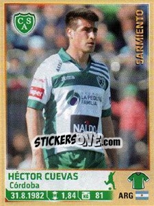 Sticker Cuevas - Fùtbol Argentino 2014 n. 465 - Panini