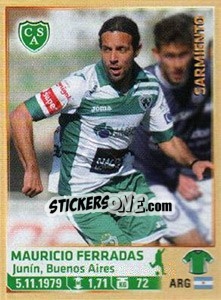 Sticker Ferradas - Fùtbol Argentino 2014 n. 466 - Panini