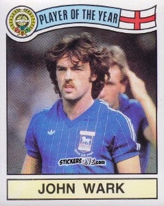 Sticker John Wark - UK Football 1981-1982 n. 1 - Panini