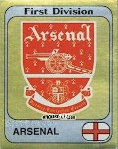 Figurina Badge - UK Football 1981-1982 - Panini