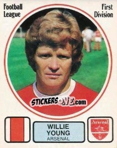 Cromo Willie Young - UK Football 1981-1982 - Panini