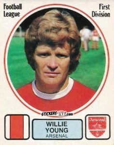 Sticker Willie Young - UK Football 1981-1982 n. 7 - Panini