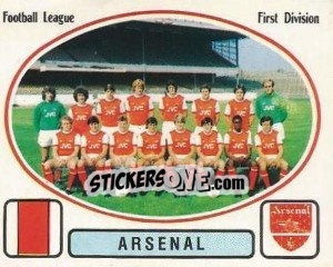 Figurina Team Photo - UK Football 1981-1982 - Panini