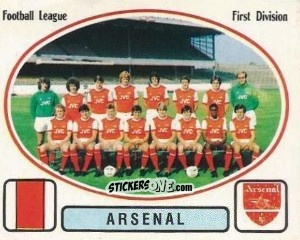 Sticker Team Photo - UK Football 1981-1982 - Panini