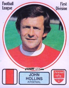 Sticker John Hollins - UK Football 1981-1982 - Panini