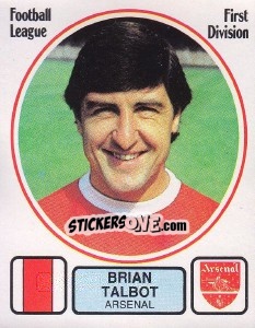 Sticker Brian Talbot - UK Football 1981-1982 - Panini