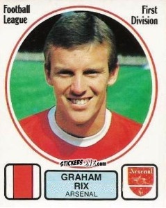 Sticker Graham Rix - UK Football 1981-1982 n. 16 - Panini