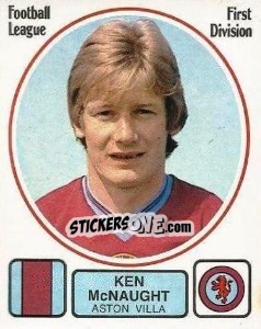 Sticker Ken McNaught - UK Football 1981-1982 - Panini