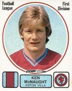 Sticker Ken McNaught - UK Football 1981-1982 - Panini