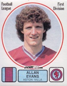 Sticker Allan Evans - UK Football 1981-1982 n. 22 - Panini