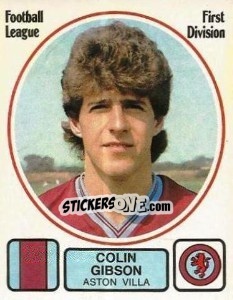 Figurina Colin Gibson - UK Football 1981-1982 - Panini