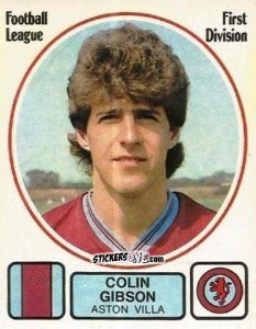 Figurina Colin Gibson - UK Football 1981-1982 - Panini