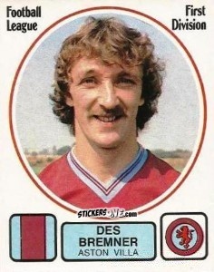 Cromo Des Bremner - UK Football 1981-1982 - Panini