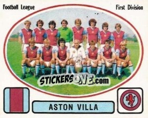 Cromo Team Photo - UK Football 1981-1982 - Panini