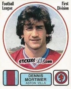 Figurina Dennis Mortimer - UK Football 1981-1982 - Panini