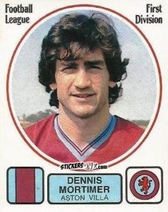 Cromo Dennis Mortimer - UK Football 1981-1982 - Panini