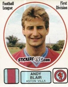 Cromo Andy Blair - UK Football 1981-1982 - Panini