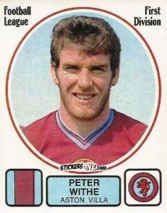 Sticker Peter Withe - UK Football 1981-1982 n. 30 - Panini