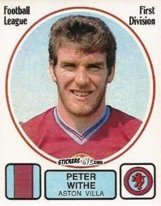 Sticker Peter Withe - UK Football 1981-1982 - Panini