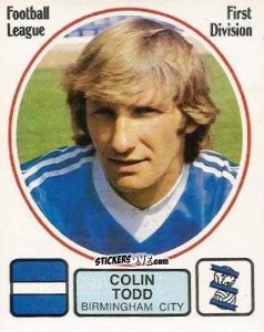 Sticker Colin Todd - UK Football 1981-1982 n. 37 - Panini