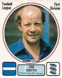 Figurina Jim Smith - UK Football 1981-1982 - Panini