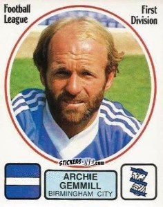 Sticker Archie Gemmill - UK Football 1981-1982 n. 43 - Panini