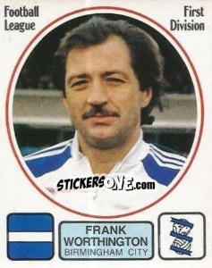 Figurina Frank Worthington - UK Football 1981-1982 - Panini