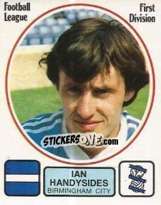 Figurina Ian Handysides - UK Football 1981-1982 - Panini
