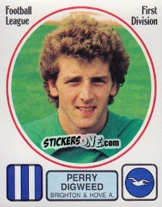 Sticker Perry Digweed - UK Football 1981-1982 - Panini