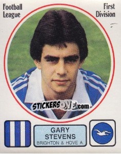 Cromo Gary Stevens - UK Football 1981-1982 - Panini