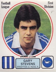 Sticker Gary Stevens - UK Football 1981-1982 - Panini