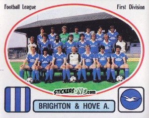 Cromo Team Photo - UK Football 1981-1982 - Panini