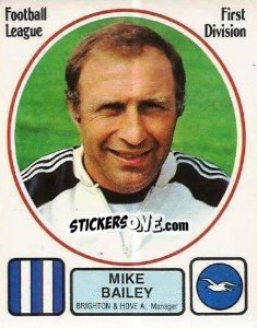 Cromo Mike Bailey - UK Football 1981-1982 - Panini