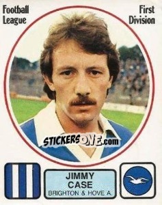 Figurina Jimmy Case - UK Football 1981-1982 - Panini