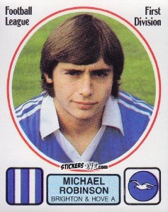 Sticker Michael Robinson - UK Football 1981-1982 n. 60 - Panini