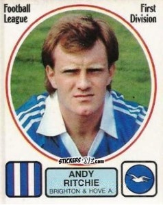 Figurina Andy Ritchie - UK Football 1981-1982 - Panini