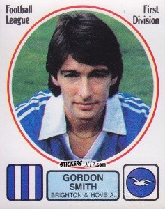 Cromo Gordon Smith - UK Football 1981-1982 n. 62 - Panini