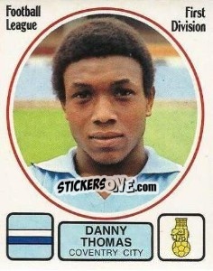 Cromo Danny Thomas - UK Football 1981-1982 - Panini