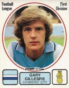 Figurina Gary Gillespie - UK Football 1981-1982 - Panini