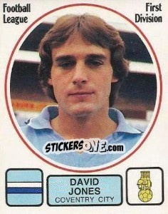 Cromo David Jones - UK Football 1981-1982 - Panini
