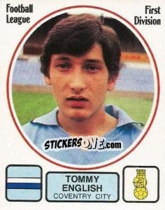 Figurina Tommy English - UK Football 1981-1982 - Panini