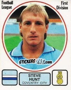 Figurina Steve Hunt - UK Football 1981-1982 - Panini