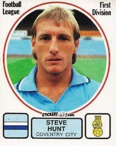 Sticker Steve Hunt - UK Football 1981-1982 n. 74 - Panini