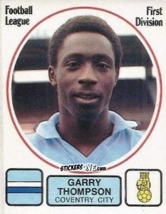 Sticker Garry Thompson - UK Football 1981-1982 n. 76 - Panini