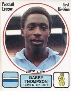 Figurina Garry Thompson - UK Football 1981-1982 - Panini