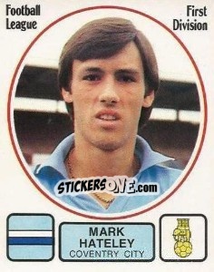 Figurina Mark Hateley - UK Football 1981-1982 - Panini